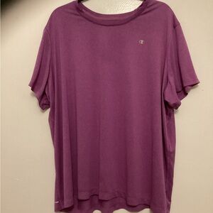 Champion Vapor Performance Women's Short Sleeve Tee in Purple.Sz:4X